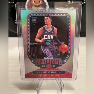 Lamelo Ball silver rookie card